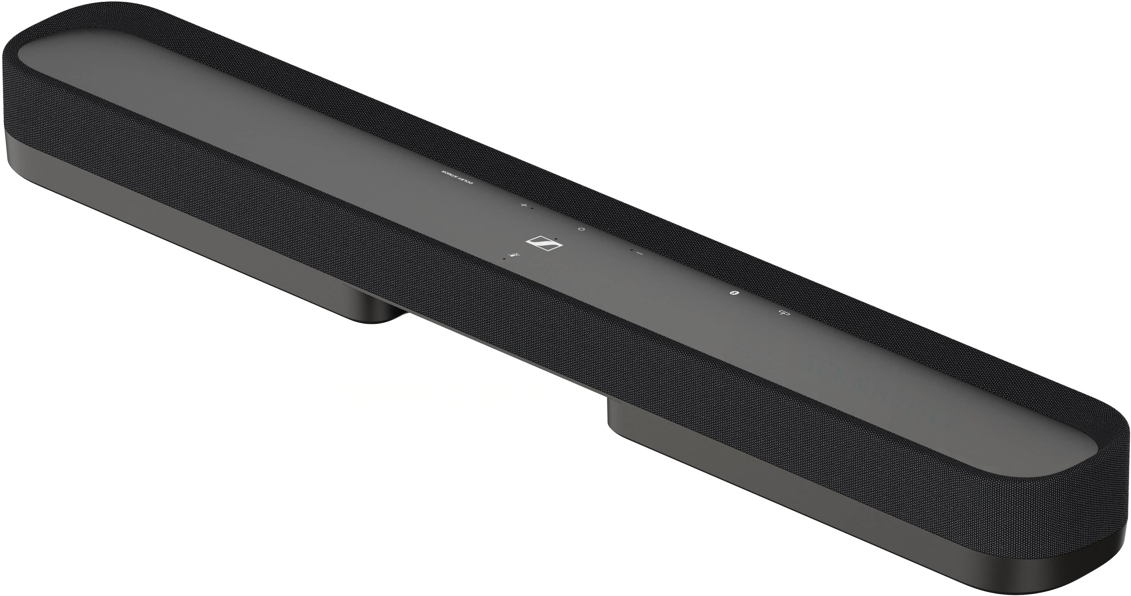 Left. Sennheiser - AMBEO Soundbar Mini Compact Device with Adaptive Features and Multiple Connectivity - Black.
