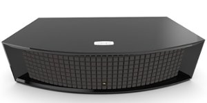 JBL - L75ms Black Edition Dual 5-1/4" Hi-Res 350W 3-Way Active Tabletop Speaker - Black Gloss - Front_Zoom