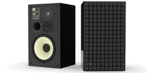 JBL - L100 Black Edition 12" 3-Way Bookshelf Loudspeakers (Each) - Black Gloss - Front_Zoom