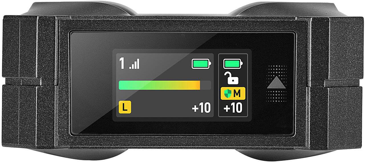 Alt View 12. Saramonic - Blink Me 2-Person Smart Wireless Mic System w/ Touchscreen, Customizable Transmitters & Recording - Black.