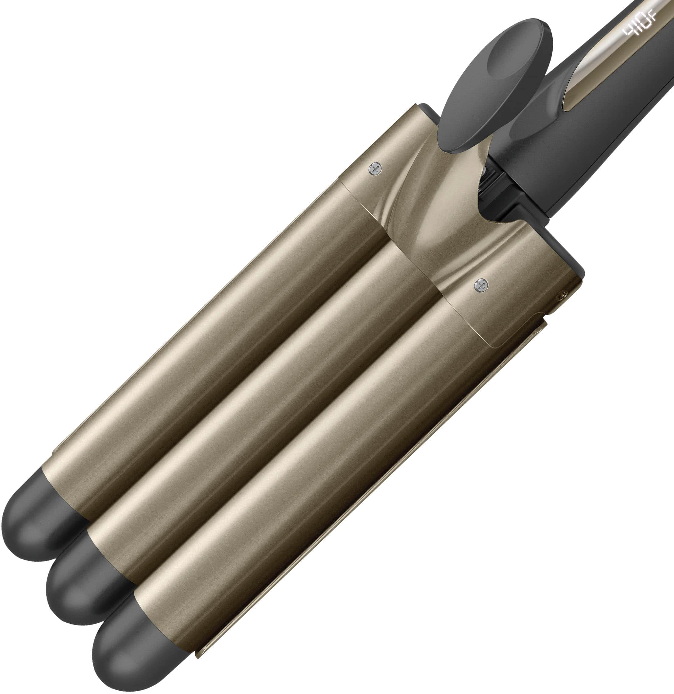 Alt View 15. Conair - InfinitiPRO Tourmaline Ceramic Triple Barrel Waver - Gray.