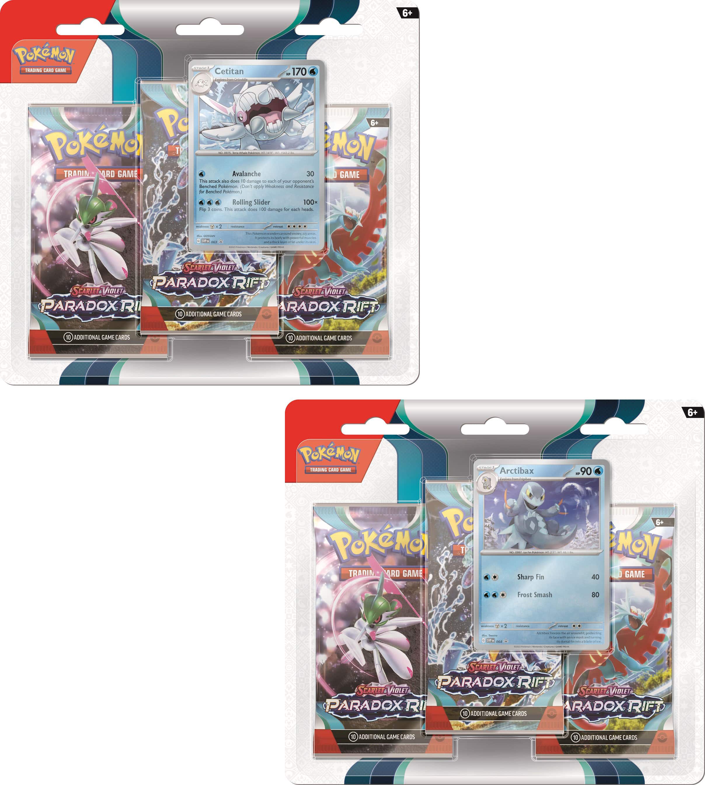 Pokémon - Trading Card Game: Scarlet & Violet - Paradox Rift 3pk Booster - Styles May Vary - Front_Zoom