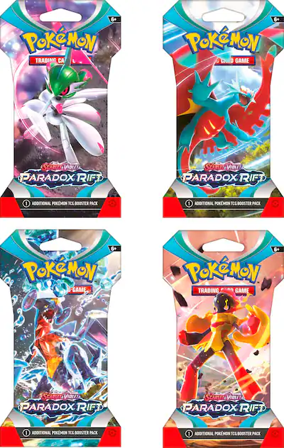 Pokmon - Trading Card Game: Scarlet & Violet - Paradox Rift Sleeved Booster - Styles May Vary Pokmon - Trading Card Game: Scarlet & Violet - Paradox Rift Sleeved Booster - Styles May Vary