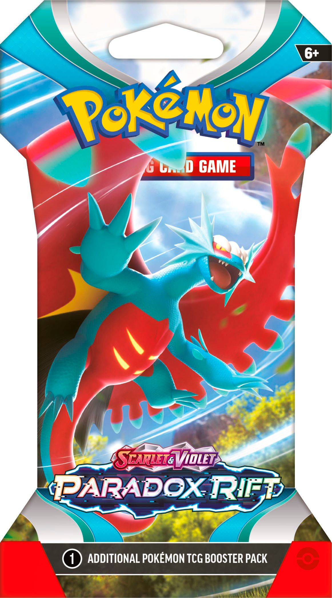 Left View: Pokémon - Trading Card Game: Scarlet & Violet -  Paradox Rift Sleeved Booster - Styles May Vary