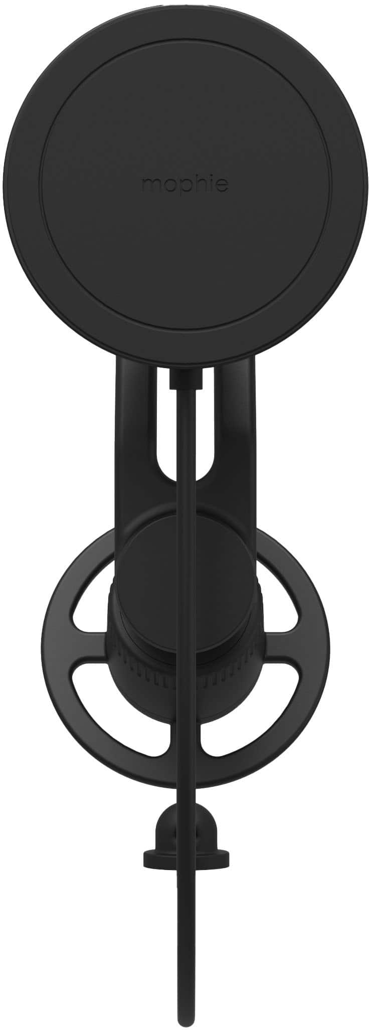 Alt View 1. mophie - snap+ Wireless Charging Vent Mount with Adjustable Arm for MagSafe Compatible Mobile Devices - Black.