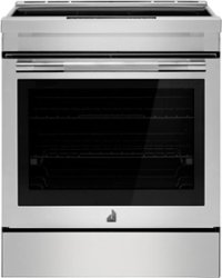JennAir - RISE Series 6.4 Cu. Ft. Slide-In Electric Induction Range with Magnetic Induction - Stainless Steel - Front_Zoom