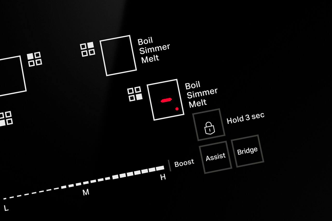 Alt View 13. JennAir - RISE Series 6.4 Cu. Ft. Slide-In Electric Induction Range with Magnetic Induction - Stainless Steel.