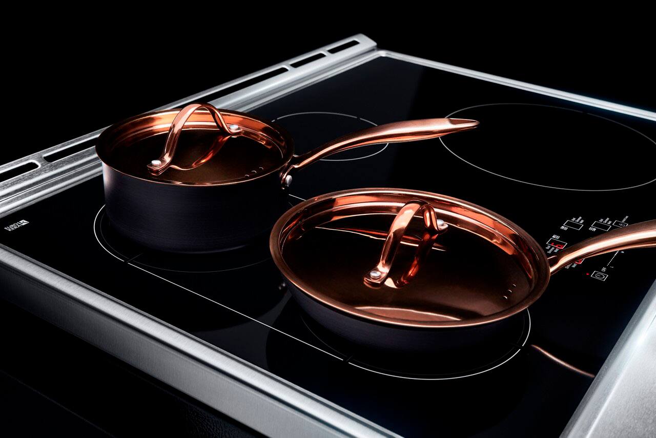 Alt View 16. JennAir - RISE Series 6.4 Cu. Ft. Slide-In Electric Induction Range with Magnetic Induction - Stainless Steel.