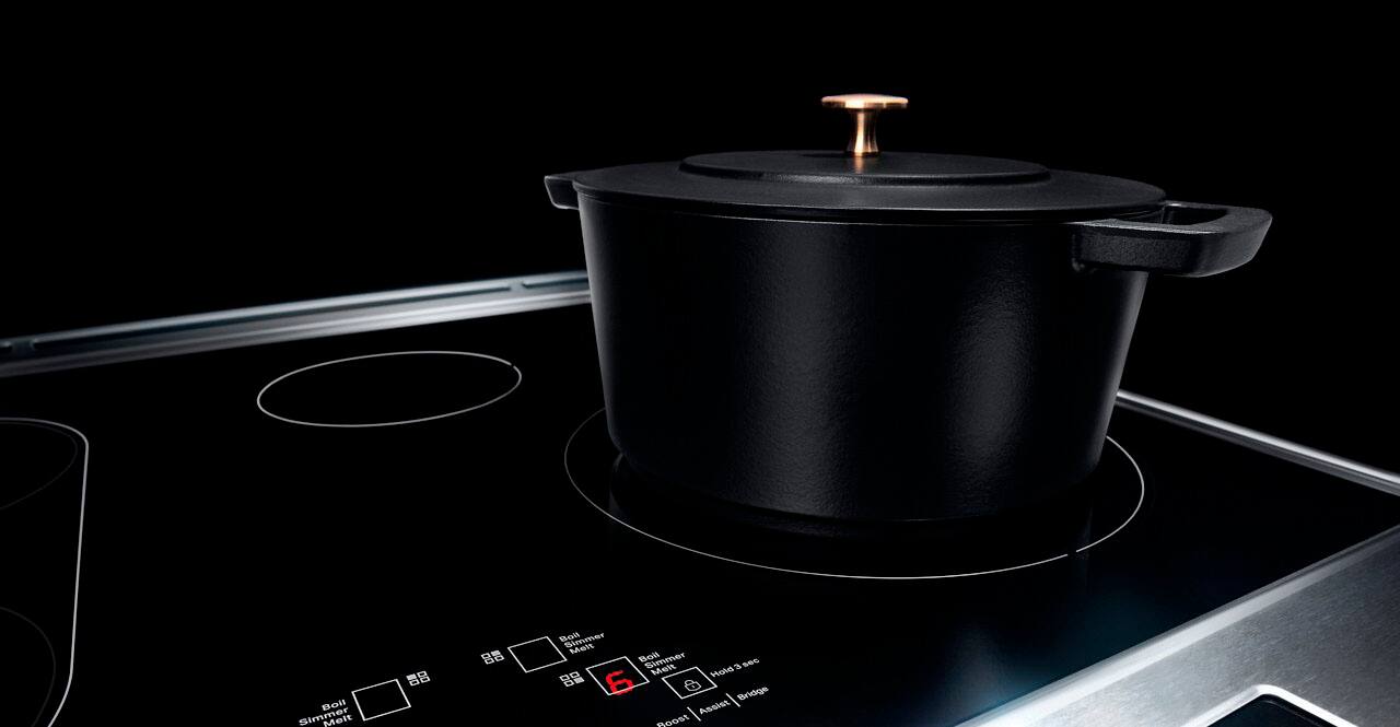 Alt View 17. JennAir - RISE Series 6.4 Cu. Ft. Slide-In Electric Induction Range with Magnetic Induction - Stainless Steel.