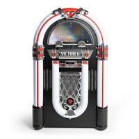 Victrola - Mayfield Full-Size Jukebox - Black - Front_Zoom