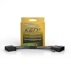 Front. Maestro - Head Unit Adapter for Select Kenwood and JVC Radios and a Comptatible T Harnesses - Black.