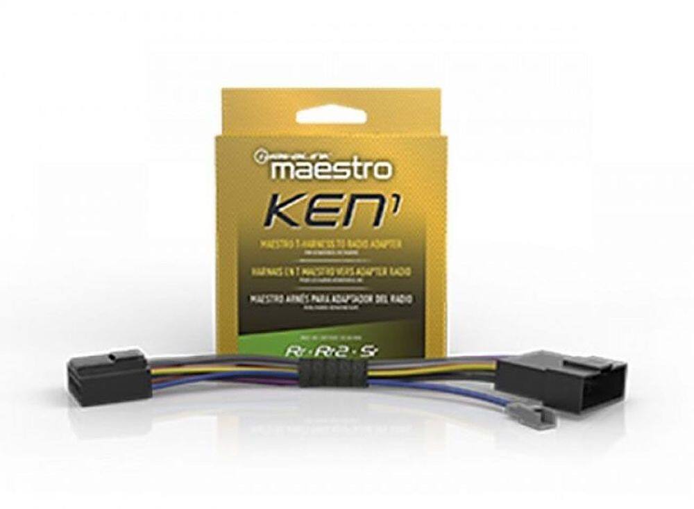 Maestro - Head Unit Adapter for Select Kenwood and JVC Radios and a Comptatible T Harnesses - Black