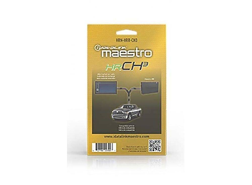 Angle. Maestro - Wiring Harness for Select Chrysler, Dodge, and Jeep Vehicles 2013 and Up - Black.