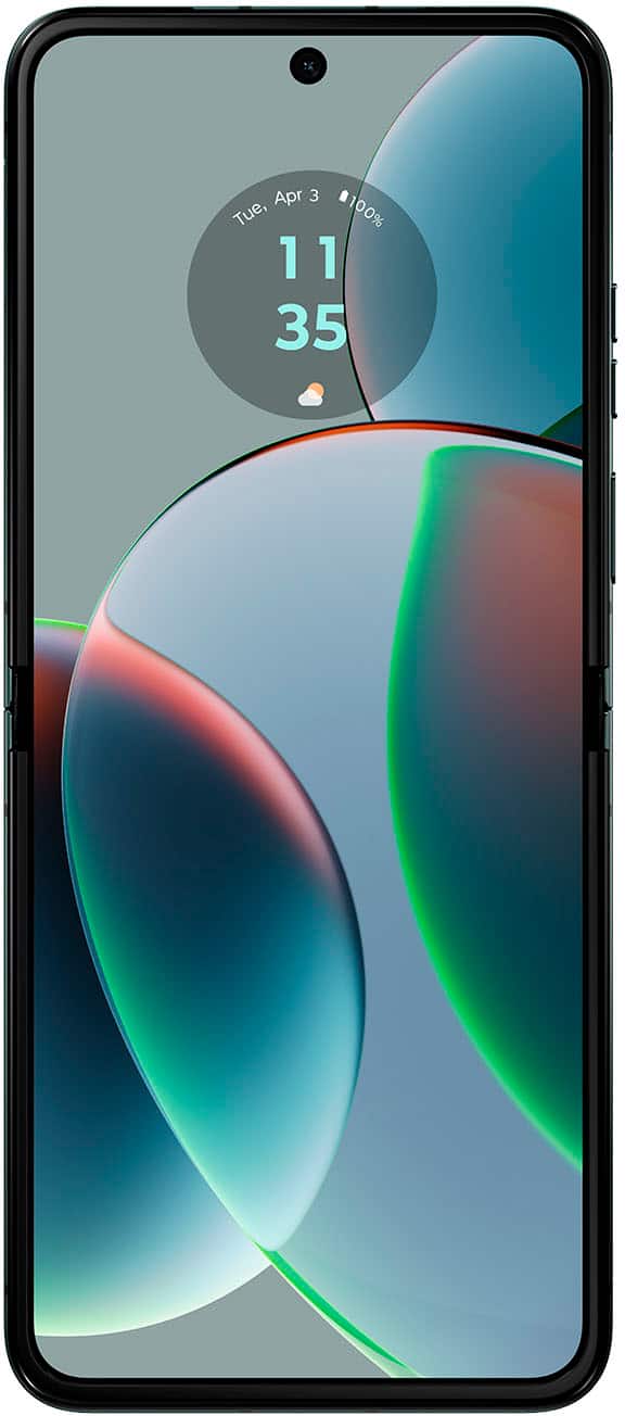 Alt View 2. Motorola - razr 2023 128GB (Unlocked) - Sage Green.