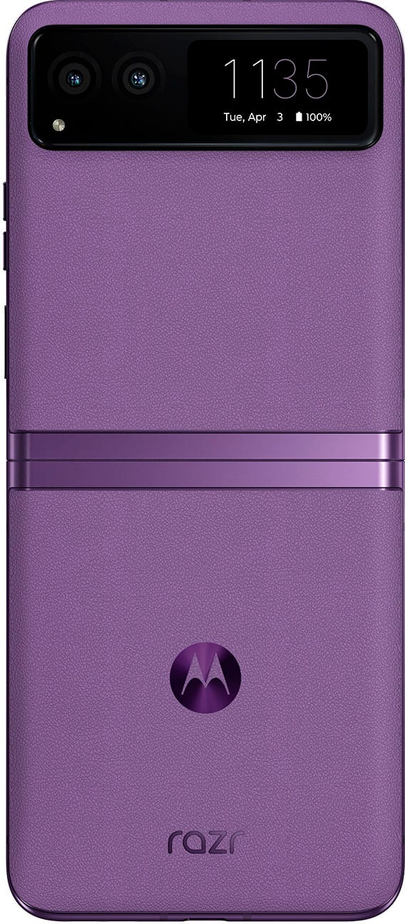 Alt View 11. Motorola - razr 2023 128GB (Unlocked) - Summer Lilac.