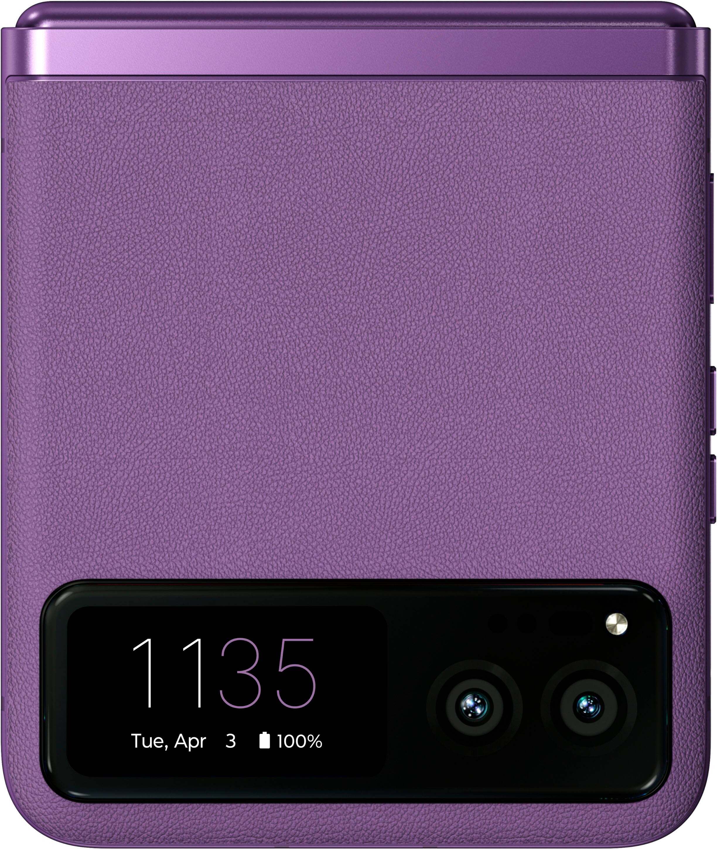 Alt View 13. Motorola - razr 2023 128GB (Unlocked) - Summer Lilac.