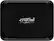 Front. Crucial - X9 4TB External USB-C SSD - Black.