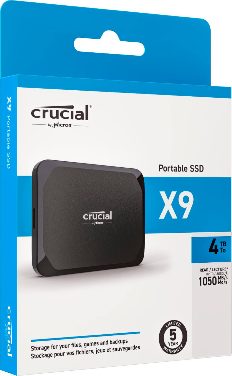 Crucial X9 4TB External USB C SSD Black CT4000X9SSD9 - Best Buy Crucial X9 4TB External USB C SSD Black CT4000X9SSD9 - Best Buy