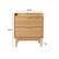 Alt View 39. Walker Edison - Mid-Century Modern 2-Drawer Gallery-Top Nightstand - Natural Pine.