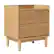 Left. Walker Edison - Mid-Century Modern 2-Drawer Gallery-Top Nightstand - Natural Pine.