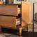 Alt View 18. Walker Edison - Mid-Century Modern 2-Drawer Gallery-Top Nightstand - Caramel.