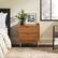 Alt View 35. Walker Edison - Mid-Century Modern 2-Drawer Gallery-Top Nightstand - Caramel.