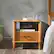 Alt View 11. Walker Edison - Transitional 1-Drawer Spindle-Leg Nightstand - Caramel.