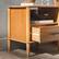 Alt View 18. Walker Edison - Transitional 1-Drawer Spindle-Leg Nightstand - Caramel.