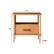 Alt View 39. Walker Edison - Transitional 1-Drawer Spindle-Leg Nightstand - Caramel.