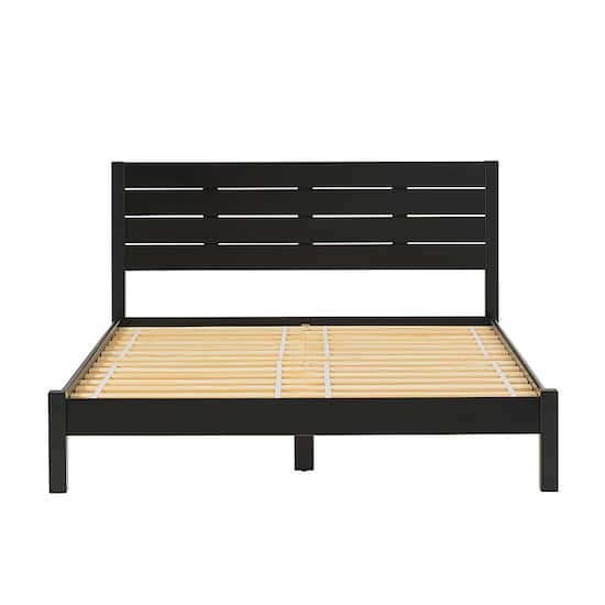 Queen deals bed minimalist