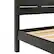 Alt View 33. Walker Edison - Minimalist Slatted Solid Wood Low Queen Bedframe - Black.