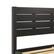 Alt View 34. Walker Edison - Minimalist Slatted Solid Wood Low Queen Bedframe - Black.