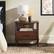 Alt View 11. Walker Edison - Transitional 1-Drawer Spindle-Leg Nightstand - Walnut.
