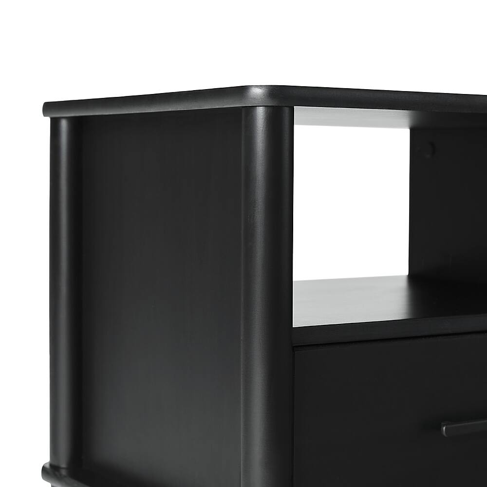 Best Buy: Walker Edison Transitional 1-drawer Spindle-leg Nightstand 