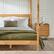 Alt View 19. Walker Edison - Minimalist Slatted Solid Wood Canopy Queen Bedframe - Natural Pine.