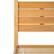 Alt View 32. Walker Edison - Minimalist Slatted Solid Wood Canopy Queen Bedframe - Natural Pine.