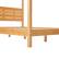 Alt View 33. Walker Edison - Minimalist Slatted Solid Wood Canopy Queen Bedframe - Natural Pine.