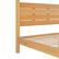 Alt View 34. Walker Edison - Minimalist Slatted Solid Wood Canopy Queen Bedframe - Natural Pine.