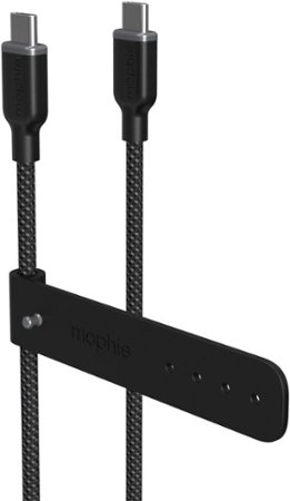 mophie - charge stream 3m USB-C to USB-C Cable - Black