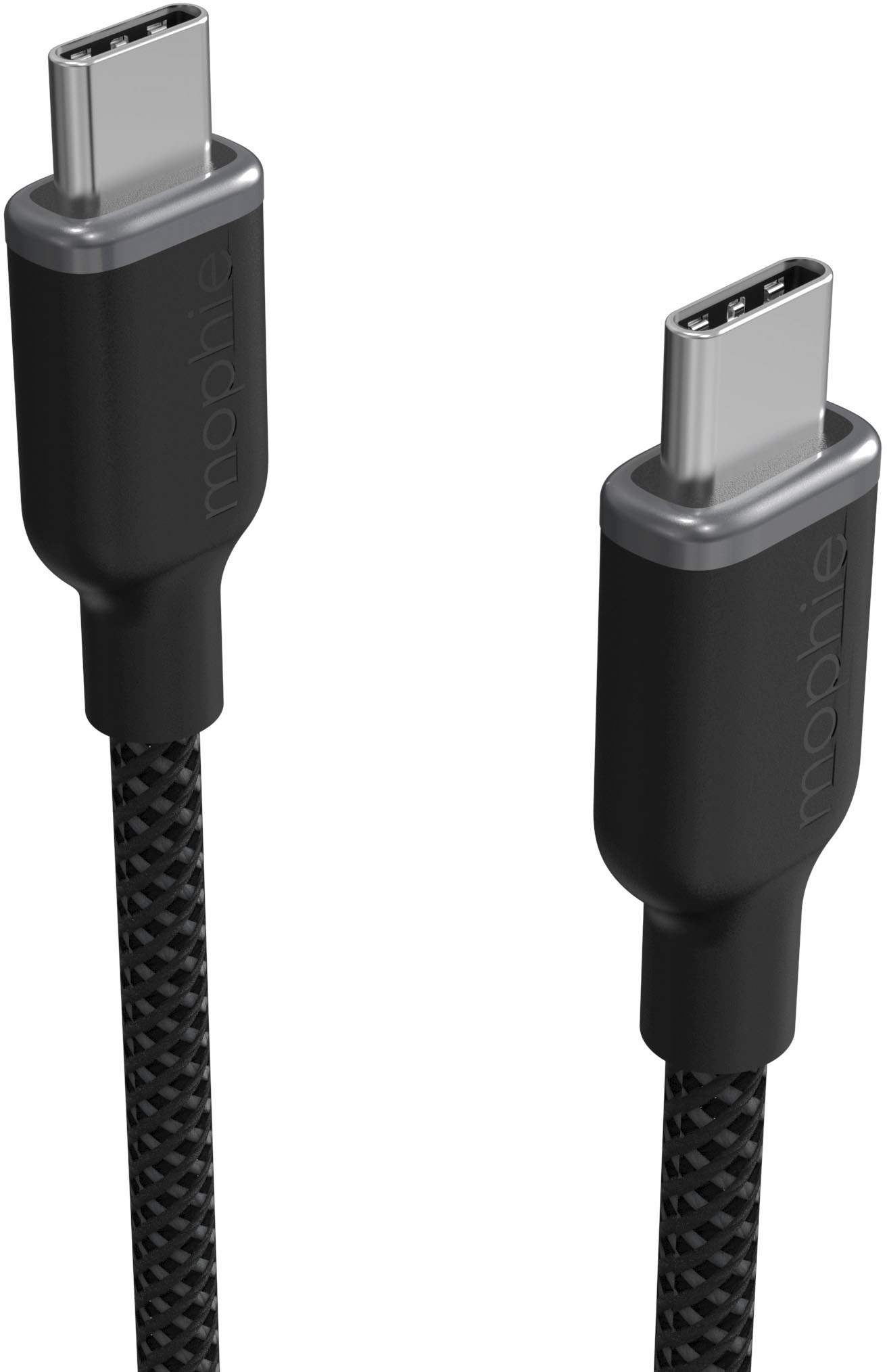 Silicone Cable USB Type-C - Type-C, 60W, black, 3m