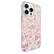 Angle. kate spade new york - Protective Hard Shell Case with MagSafe for Apple iPhone 15 Pro Max - Flowerbed Pink.