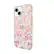 Left. kate spade new york - Protective Hard Shell Case with MagSafe for Apple iPhone 15 - Flowerbed Pink.