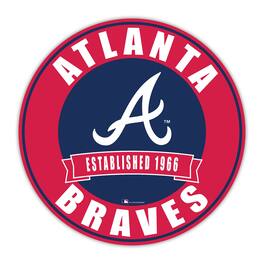 Fan Creations - Atlanta Braves 24" Circle with Banner - Multicolor