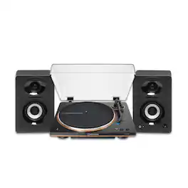 Audio-Technica - AT-LP70XBT-BZ Belt-Drive Wireless Turntable (Bronze) with Speaker