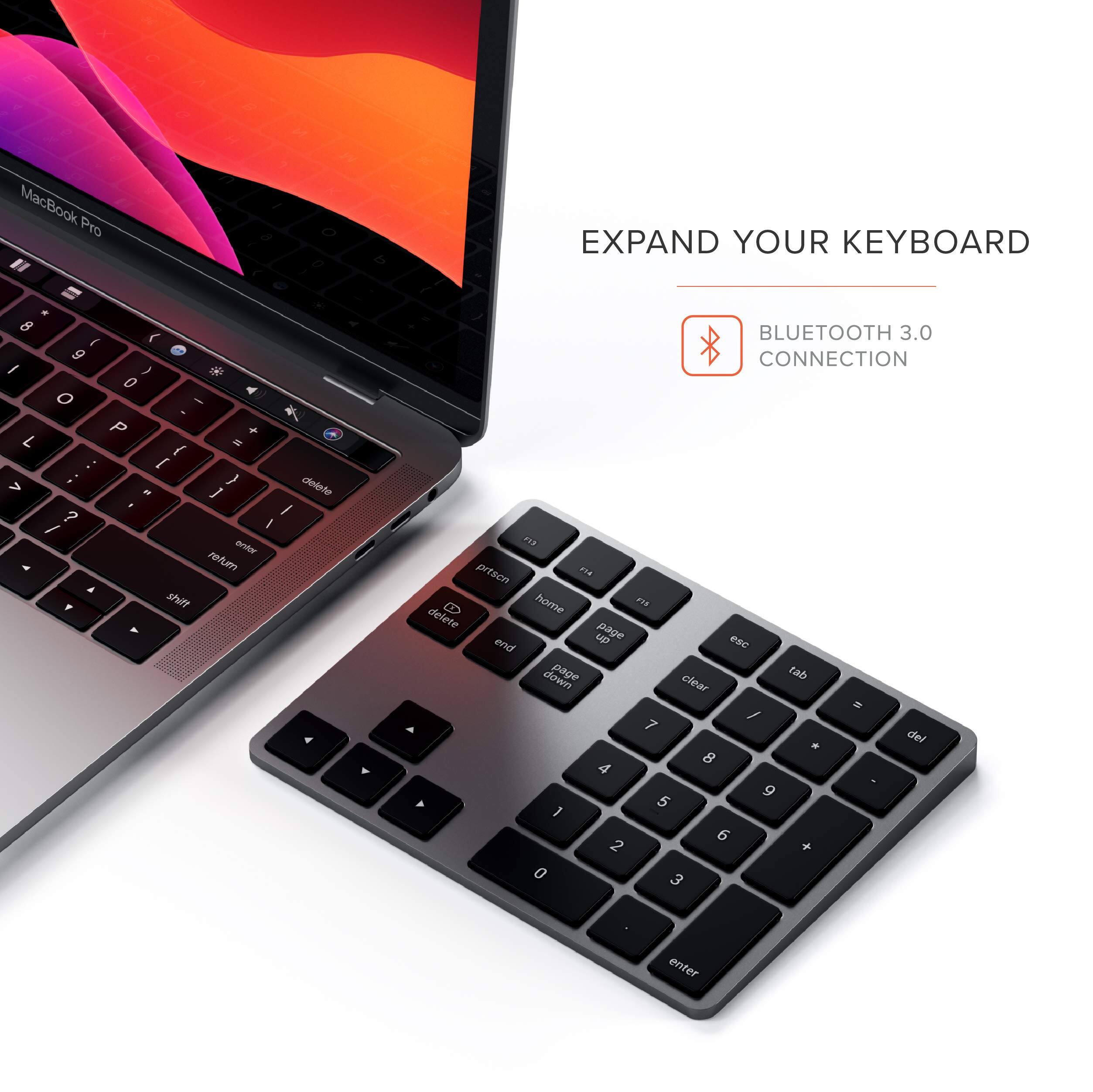 MacBook Pro / a G b EXPAND YOUR KEYBOARD * 8 I  9 /  d 0 O - P + 7 h  I > ) dette n I ? / / I anior - refum a F sht - Y BLUETOOTH 3.0 CONNECTION FIR pitsen 212 home 218 delete - page eC end down page tab ciear 1 / 7 del . 8 4 9 4 5 1 6 2 + 0 3 enter