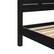 Alt View 34. Walker Edison - Minimalist Slatted Solid Wood Canopy Queen Bedframe - Black.