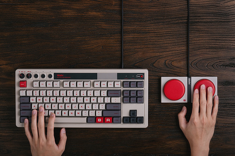 Alt View 14. 8BitDo - Retro Mechanical Keyboard - N Edition.