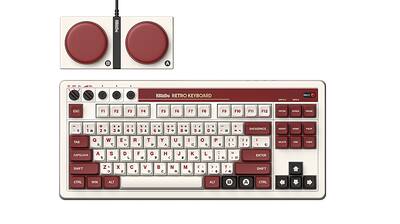 8BitDo Retro Mechanical Keyboard Fami Edition 85HA01 - Best Buy 8BitDo Retro Mechanical Keyboard Fami Edition 85HA01 - Best Buy