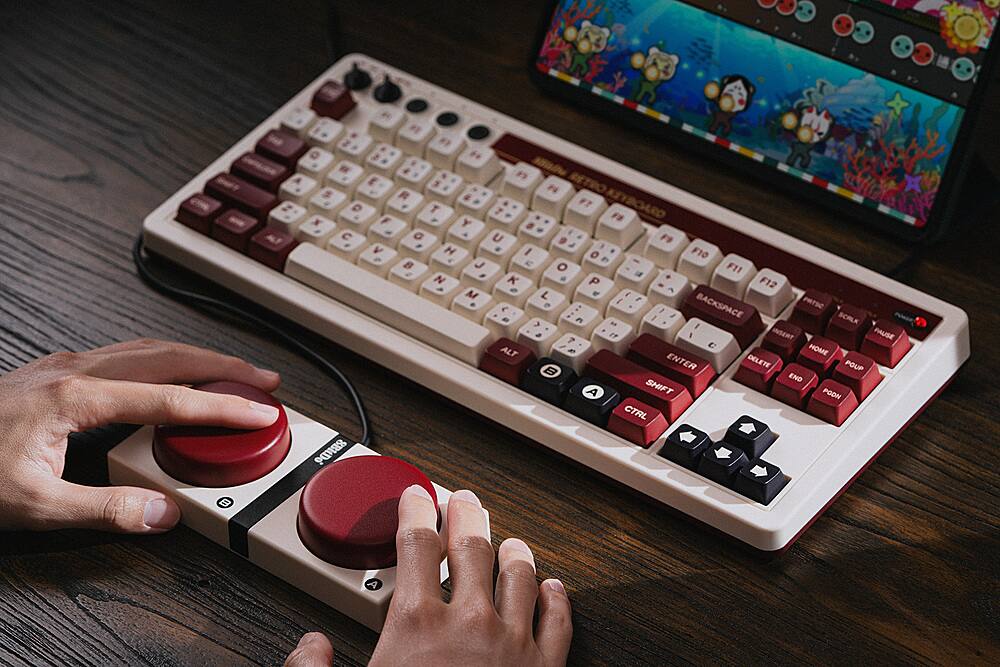Alt View 20. 8BitDo - Retro Mechanical Keyboard - Fami Edition.