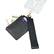 Left. Case-Mate - Essential Strap with Wallet for Most Cell Phones - Black.